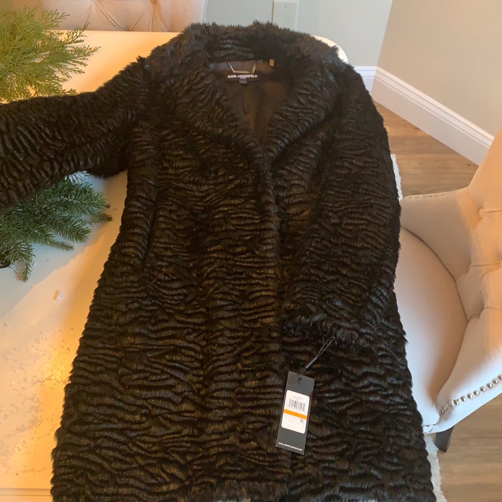 Karl Lagerfeld Fur coat NWT